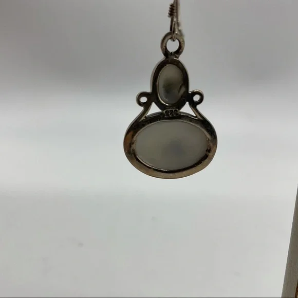 Sterling Silver Shell Earrings - Picture 4 of 4